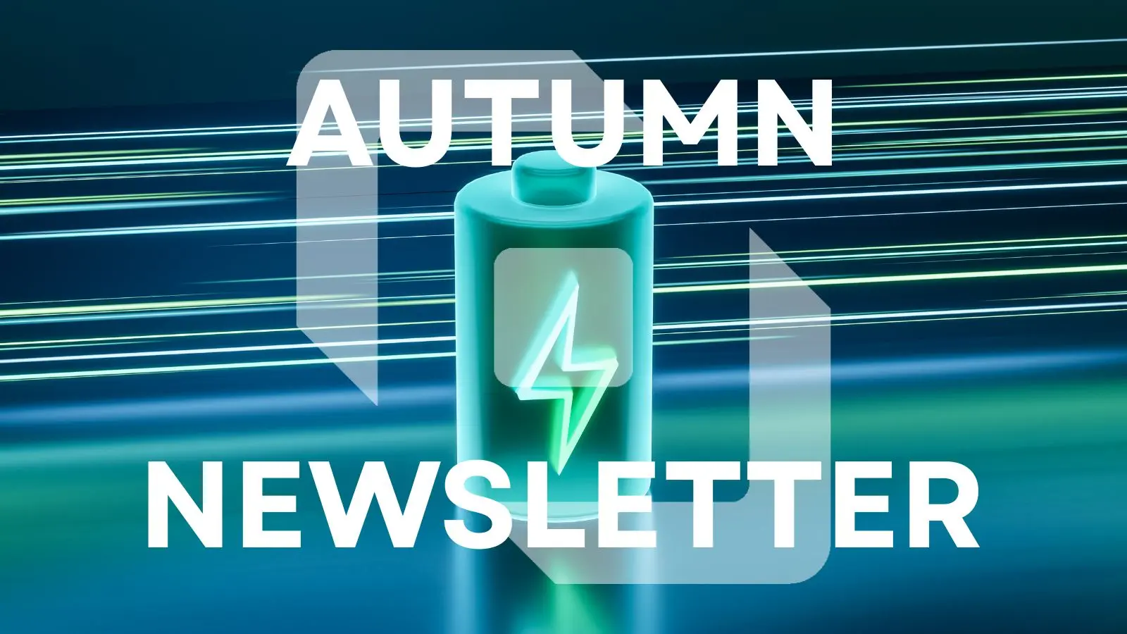 Autumn newsletter text and logo